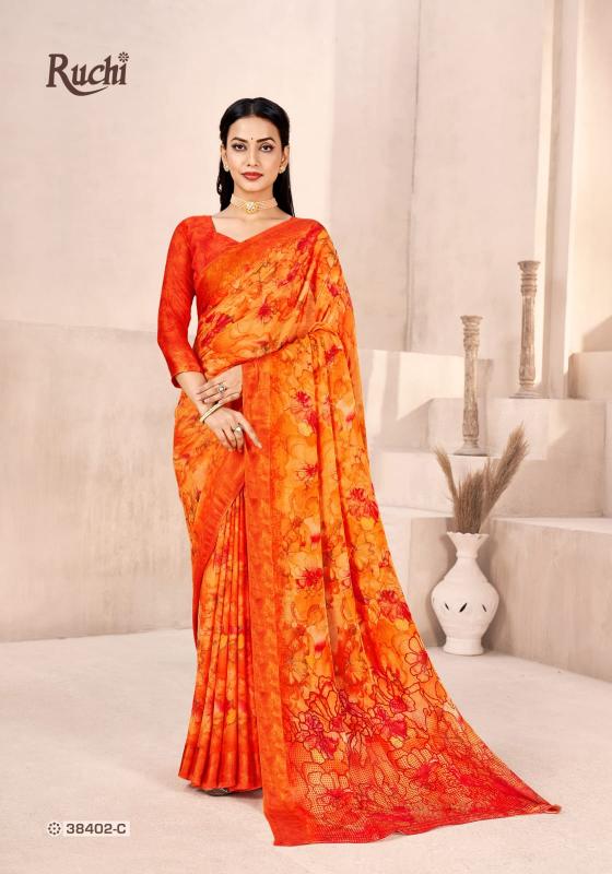 Ruchi red velvet vol-41 saree wholesale clothes india